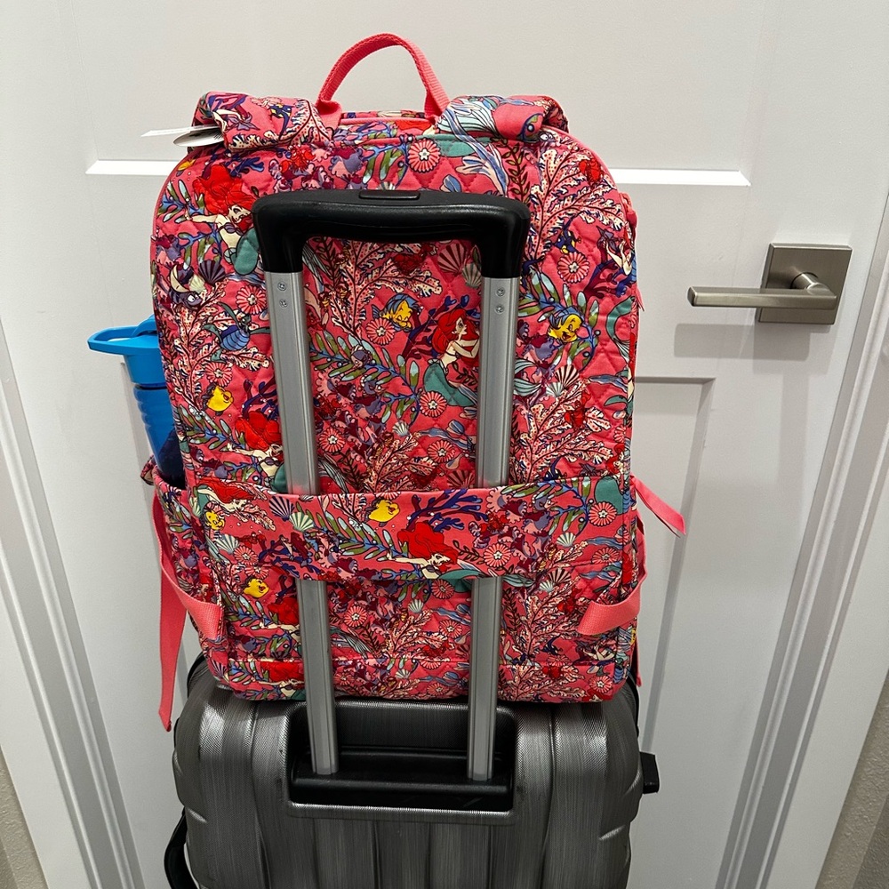 Vera Bradley Limited Edition Disney’s Ariel Essential Large Backpack NWT - Picture 13 of 14